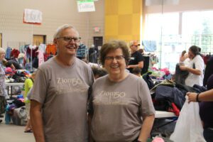 Roger & Sandy Brenny at the Blessing Closet